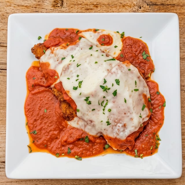 Chicken Cutlet Parmigiana.